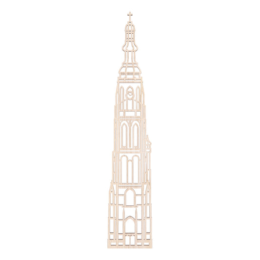 XXL Stadstoren Grote Kerk Breda Nederlands hout FSC 100%