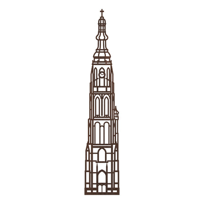 XXL Stadstoren Grote Kerk Breda Nederlands zwart FSC 100%