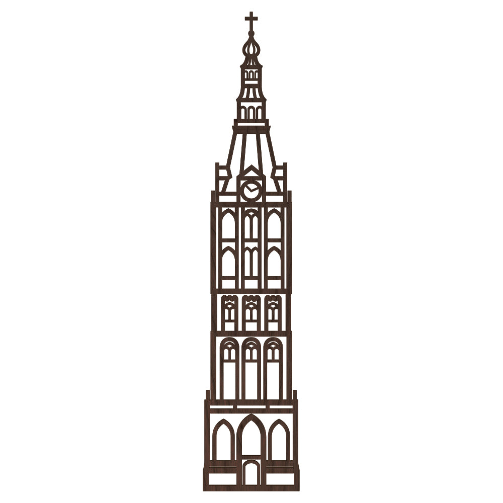 XXL Stadstoren Sint Janskathedraal Den Bosch Nederlands zwart FSC 100%