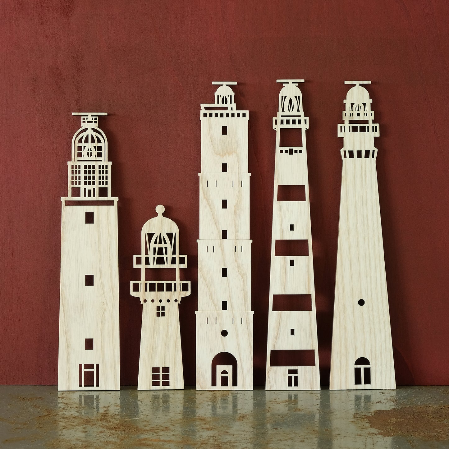 Schiermonnikoog Noordertoren stadstoren vuurtoren eiland essen hout laser serie Binthout