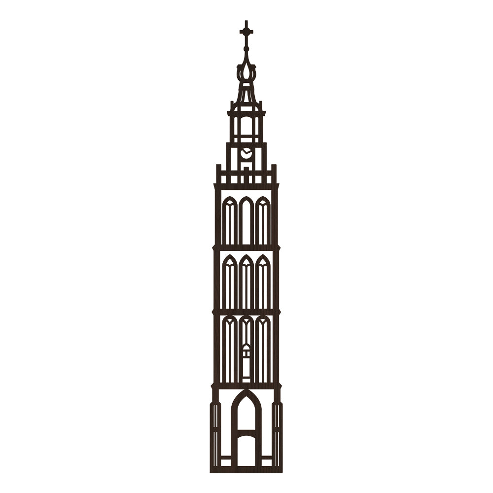 XXL Stadstoren Sint Janskerk Gouda Nederlands zwart FSC 100%
