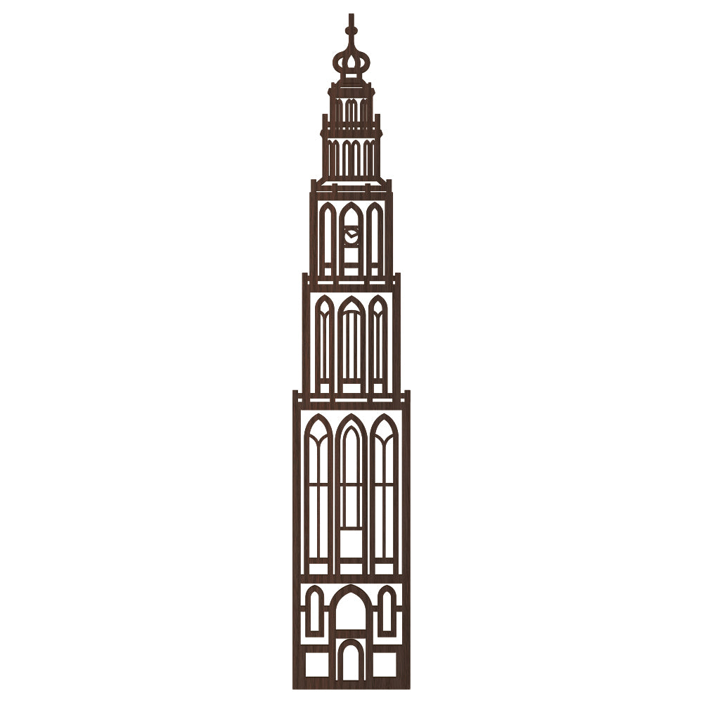 XXL Stadstoren Martinitoren Groningen Nederlands hout FSC 100%