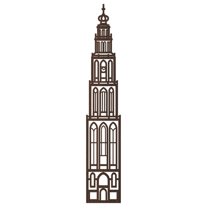 XXL Stadstoren Martinitoren Groningen Nederlands hout FSC 100%