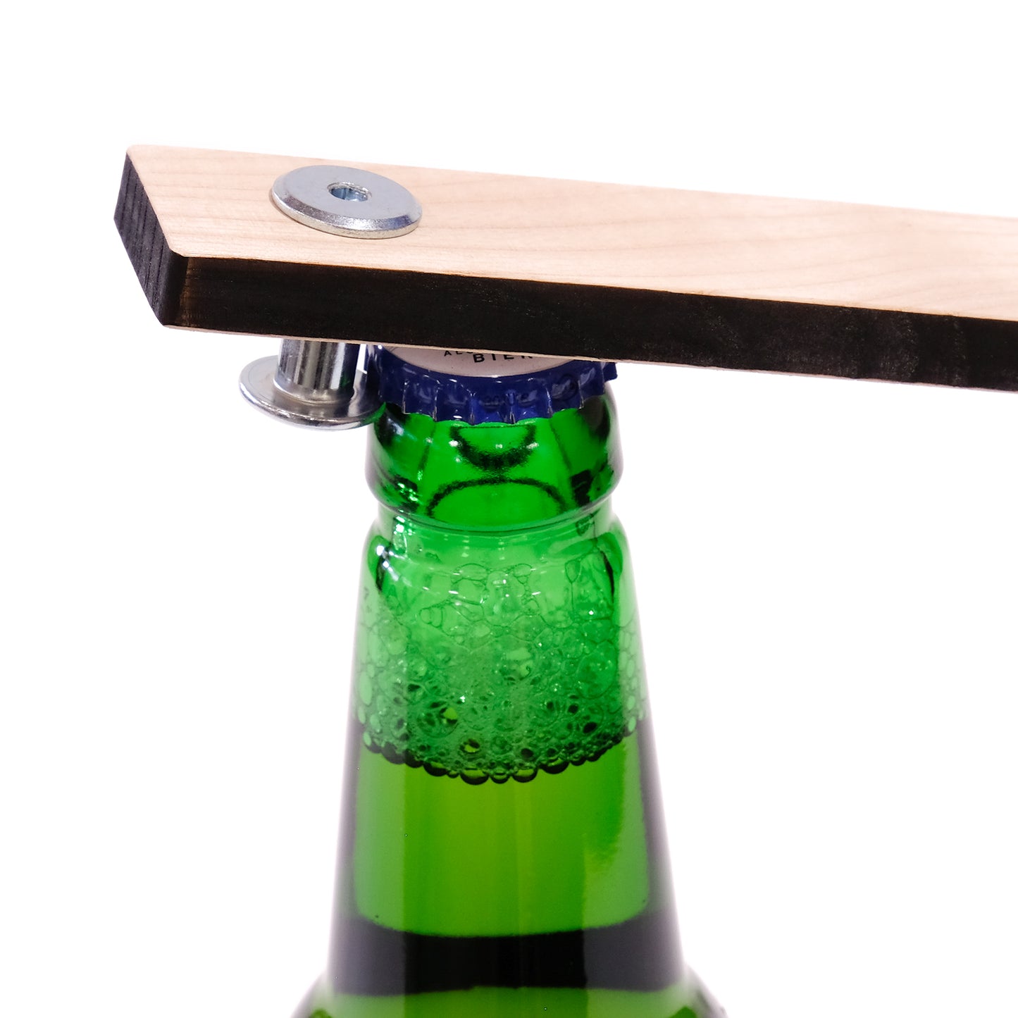 Bieropener hout met logo