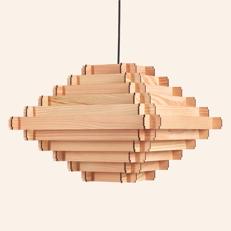 Stapellampen, ikonische Holz-Hängelampe im 60er-Jahre-Design von Hans-Agne Jakobsson – Binthout