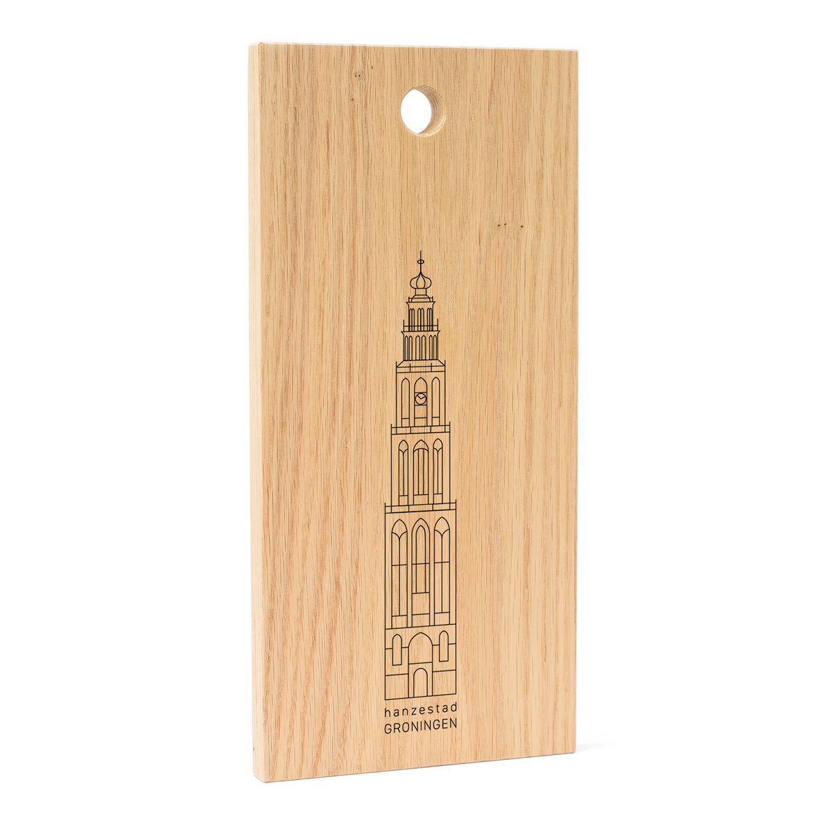 Houten snijplank Martinitoren Groningen
