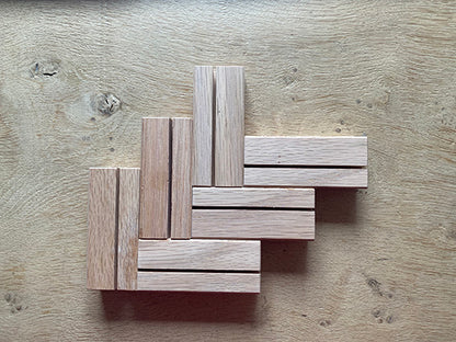 Kaarthouder 7cm - 6pack