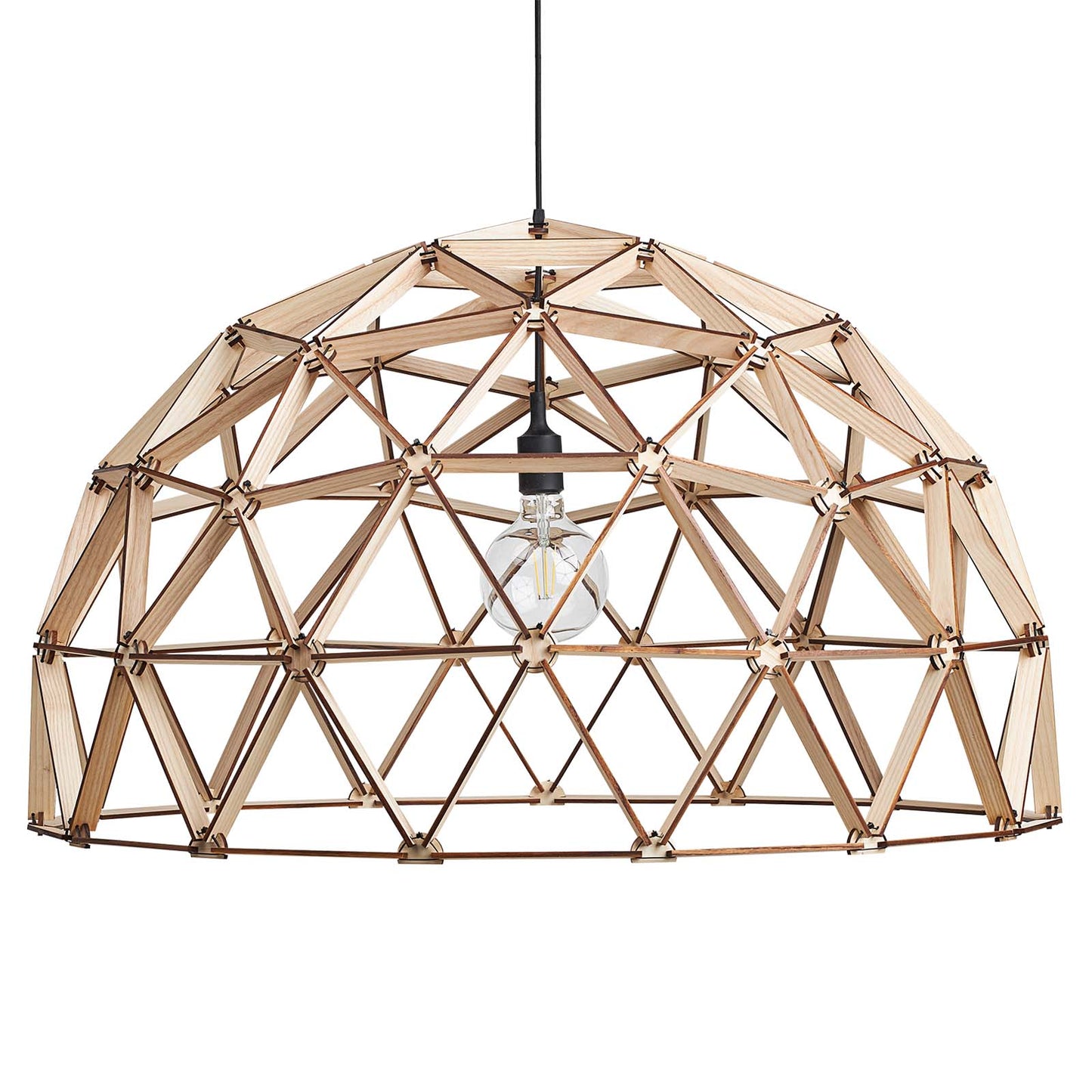 Dome lamp ø100cm hanging lamp made of wood FSC 100%