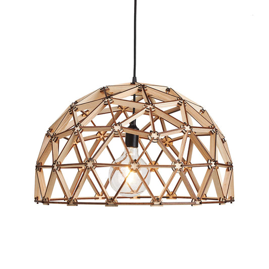 Dome lamp ø60cm hanging lamp made of wood FSC 100%