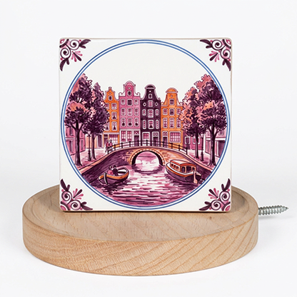 Massief rondhout wandplankje ø15cm