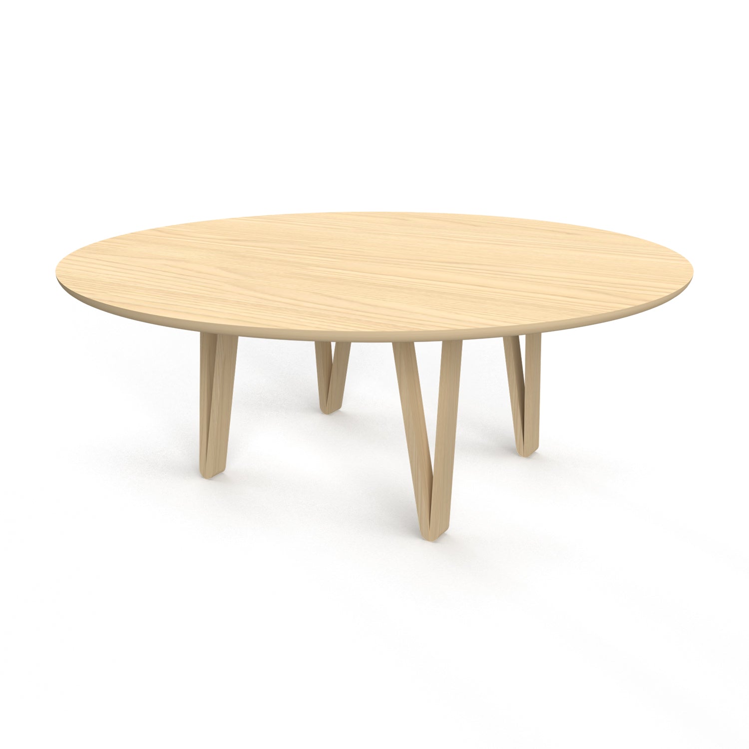 enorme ronde tafel design essenhout