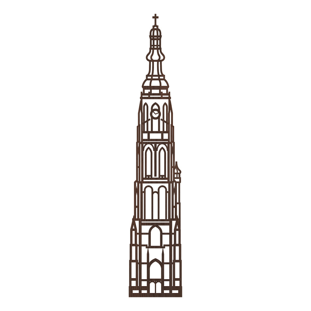 XXL Stadstoren Grote Kerk Breda Nederlands zwart FSC 100%