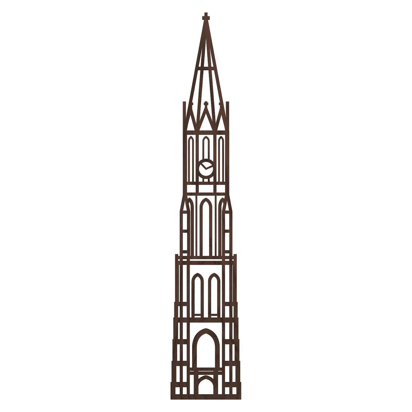 Stadstoren Nieuwe kerk Delft Nederlands zwart FSC 100%