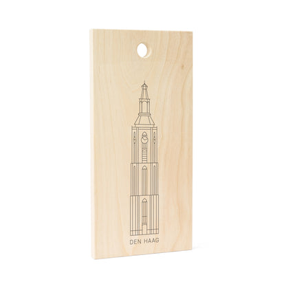Snijplank Stadstoren Sint-Jacobskerk Den Haag Nederlands hout FSC 100%