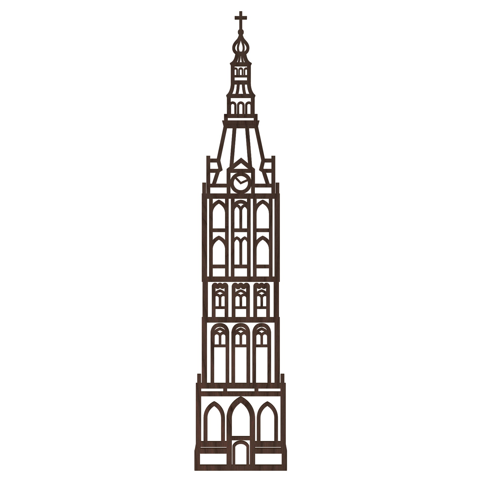 Stadstoren Sint-Jans Kathedraal Den Bosch Nederlands zwart FSC 100%