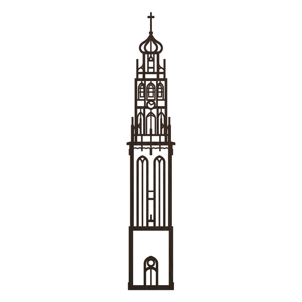 XXL Stadstoren Bakenesserkerk Haarlem Nederlands zwart FSC 100%