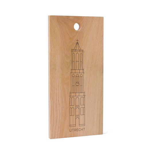 Snijplank Stadstoren Domtoren Utrecht Nederlands hout FSC 100%