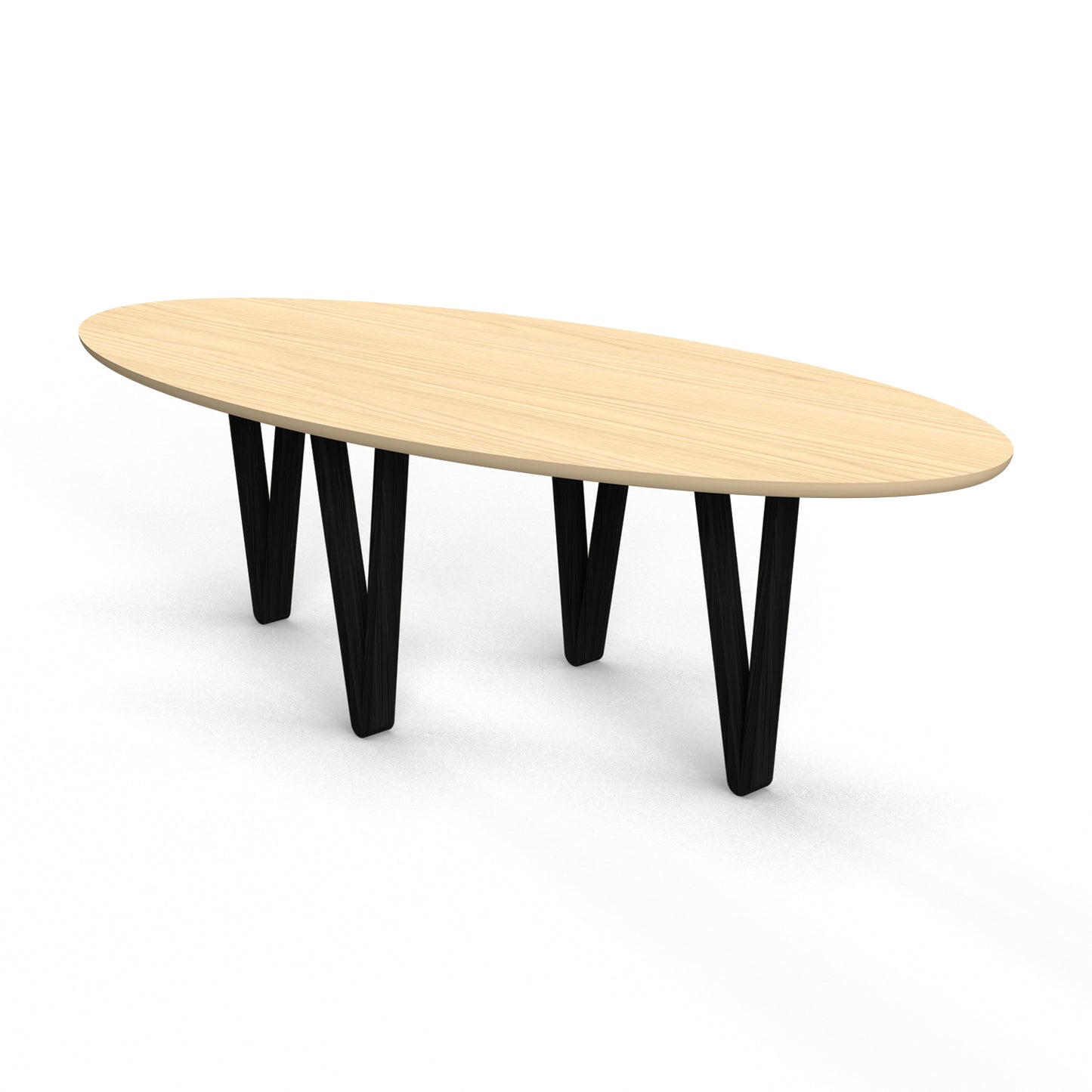Pin table Oval 250x115cm FSC 100%