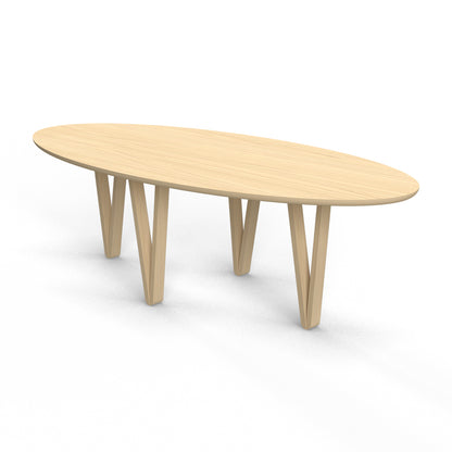 Pin table Oval 250x115cm FSC 100%