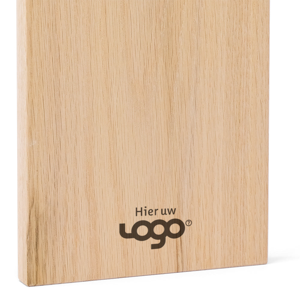 Cutting board with logo - oak