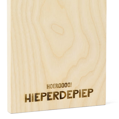 Shelf with your own text Hiepdepiep Essen FSC 100%